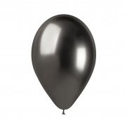 Vesmírně šedé chromové balónky
